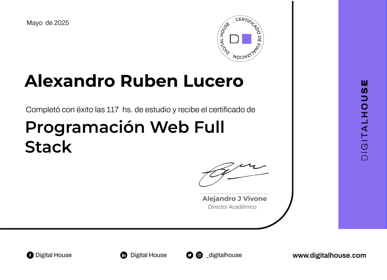 Full Stack Web Developer